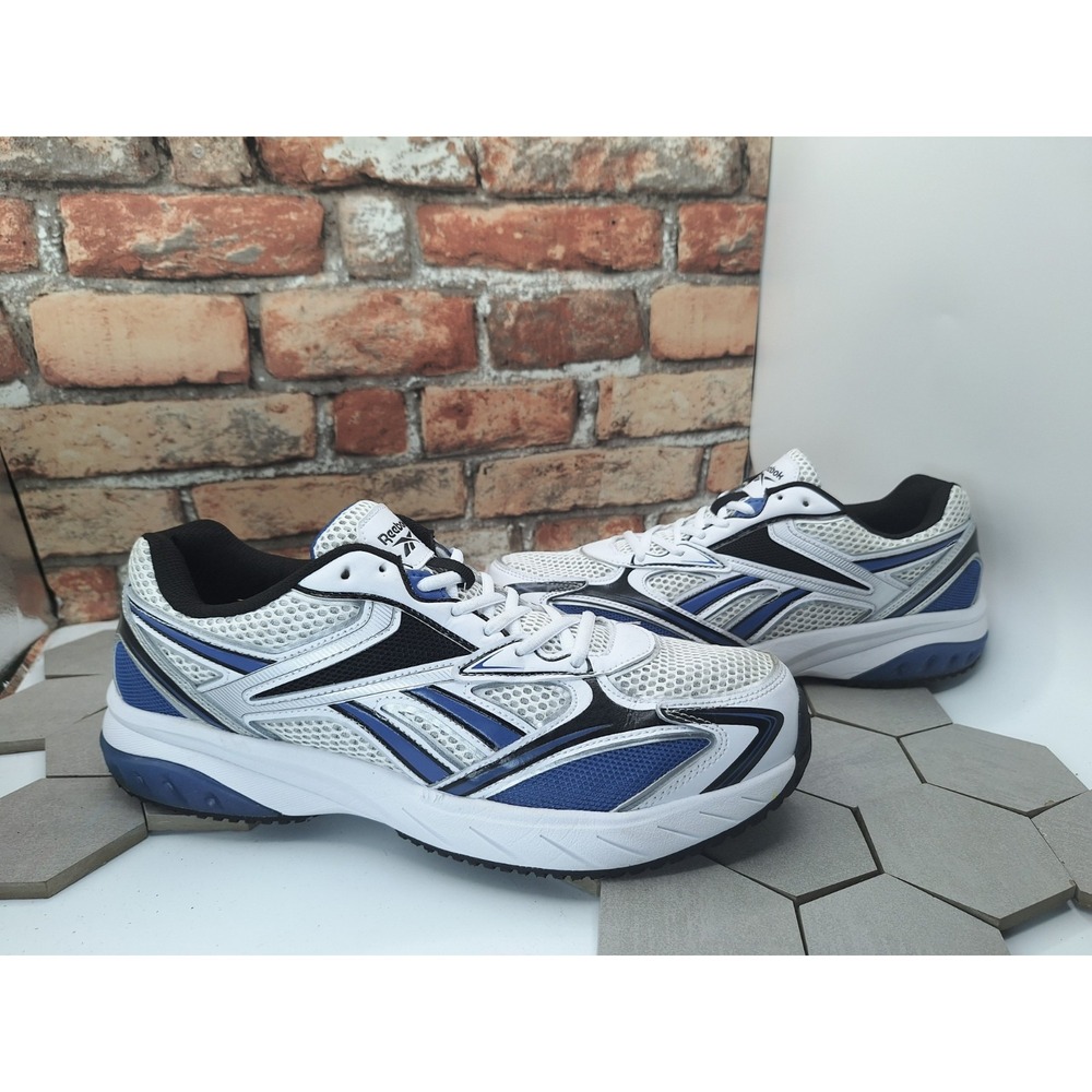Reebok Ionic Bond Road Runner 2024 Men's Size 12 White Blue Athletic Sneakers
